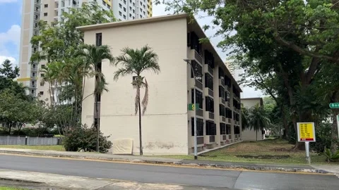 Very Old Tropical Building Stock Footage 168856355