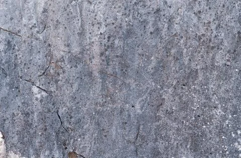 Very old wall surface with cracks, ancient material exposed to atmosphere and Stock Photos