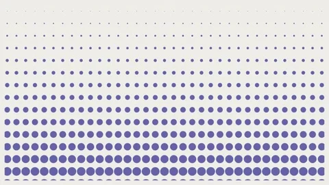 Very peri animated halftone dots. Minimal motion graphic elements in very peri Stock Footage 167595477