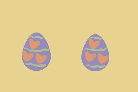 Very peri illustration of easter egg Stock Illustration