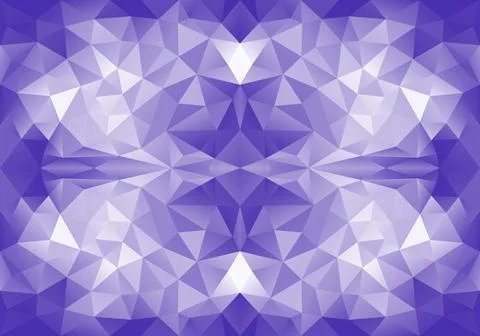 Very peri low poly seamless vector pattern Stock Illustration