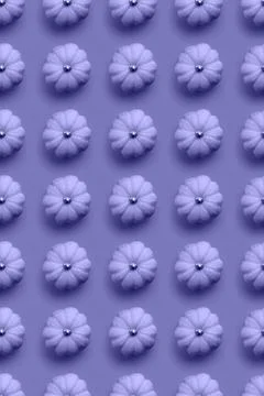 Very peri pattern: many small pumpkins. Actual 2022 color. 스톡 사진