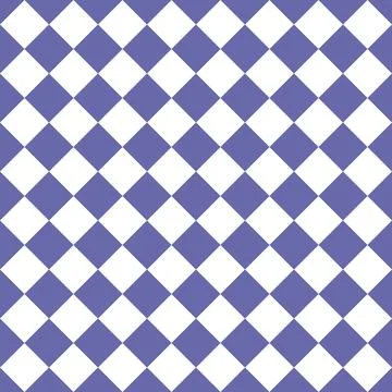 Very peri white squares seamless pattern. Vector illustration. Stock Illustration