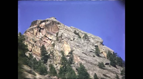 Very Rocky Mountaintop Video stock 47664025
