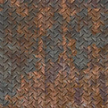 Very rusty galvanized texture Stock Illustration