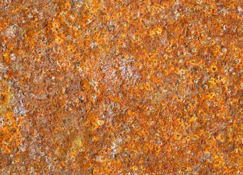 Very rusty heterogeneous metal surface Stock Photos