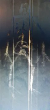 A very scary skeleton Stock Illustration