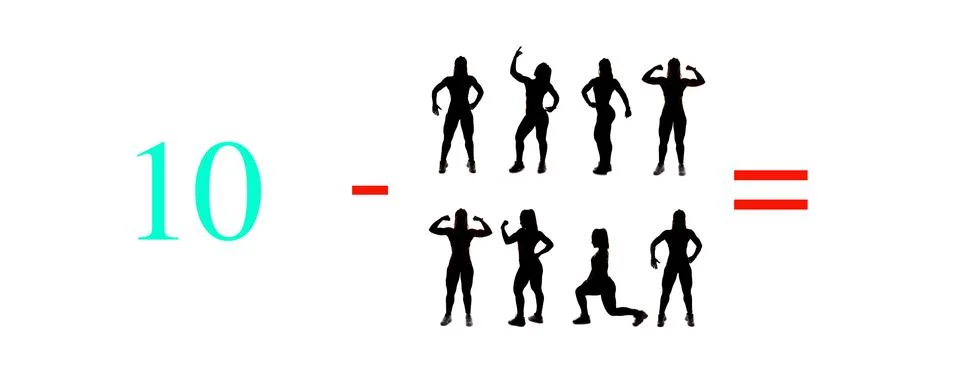 Very simple exercises and problems to learn mathematics. 스톡 일러스트