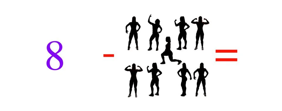 Very simple exercises and problems to learn mathematics. 스톡 일러스트