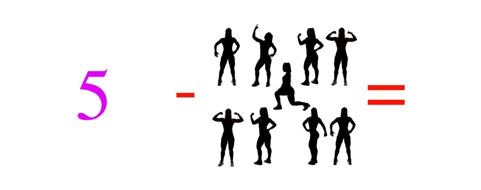 Very simple exercises and problems to learn mathematics. 스톡 일러스트