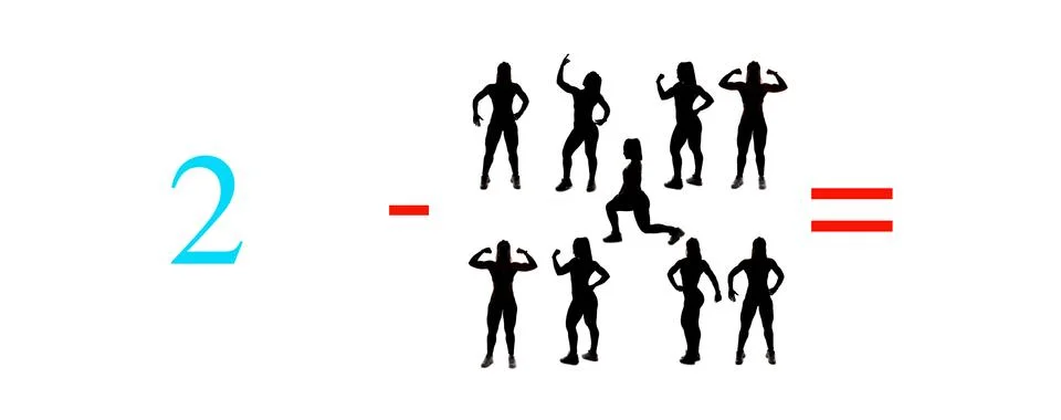 Very simple exercises and problems to learn mathematics. 스톡 일러스트