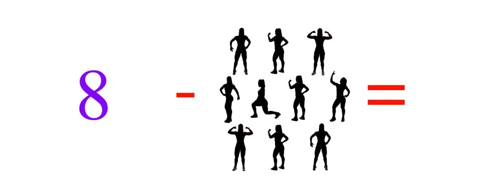 Very simple exercises and problems to learn mathematics. 스톡 일러스트