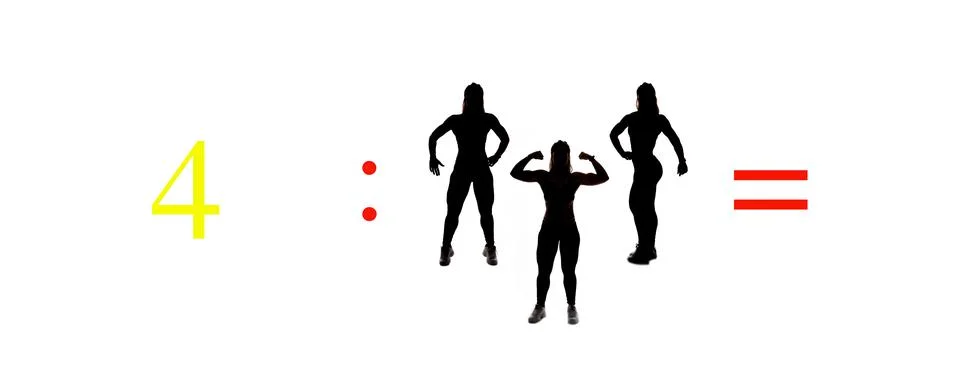 Very simple exercises and problems to learn mathematics. Stock Photos