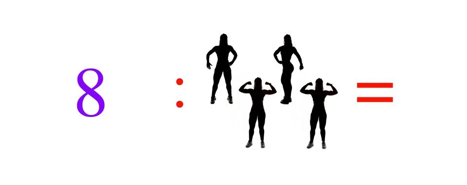 Very simple exercises and problems to learn mathematics. Foto stock