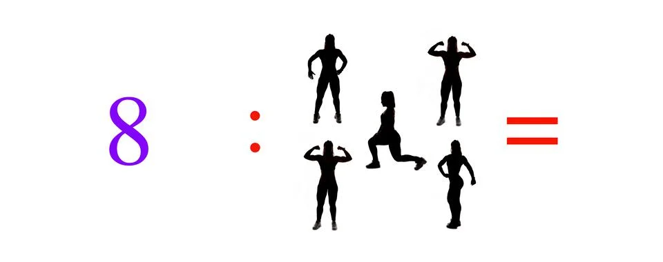 Very simple exercises and problems to learn mathematics. Stock Photos