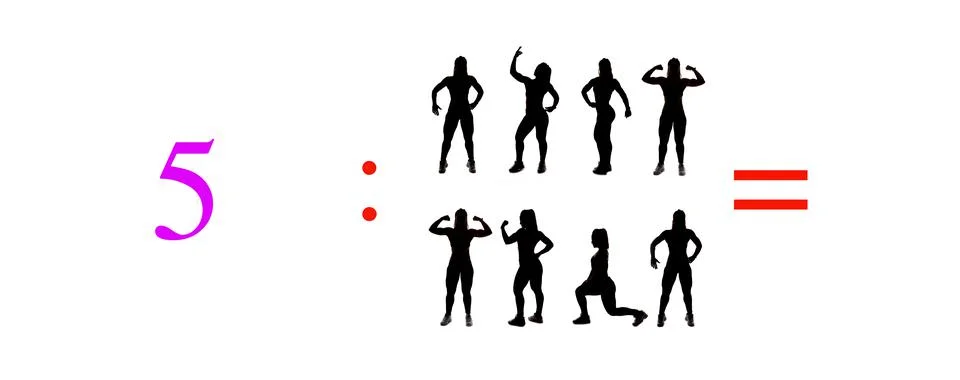 Very simple exercises and problems to learn mathematics. Foto stock