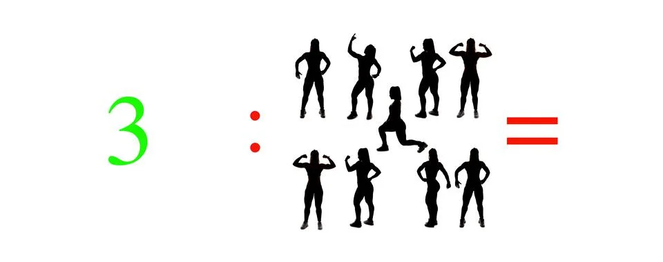 Very simple exercises and problems to learn mathematics. Stock Photos