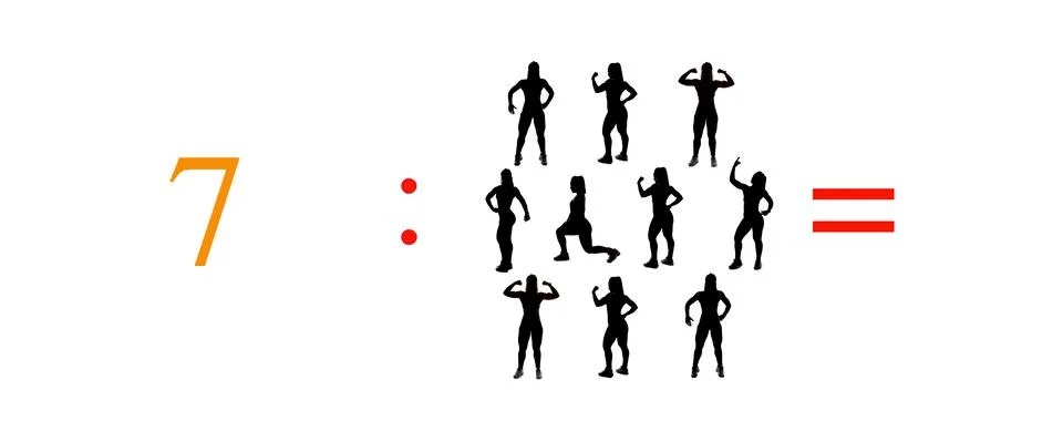 Very simple exercises and problems to learn mathematics. Stock Photos