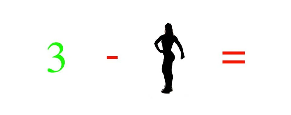 Very simple exercises and problems to learn mathematics. Stock Photos