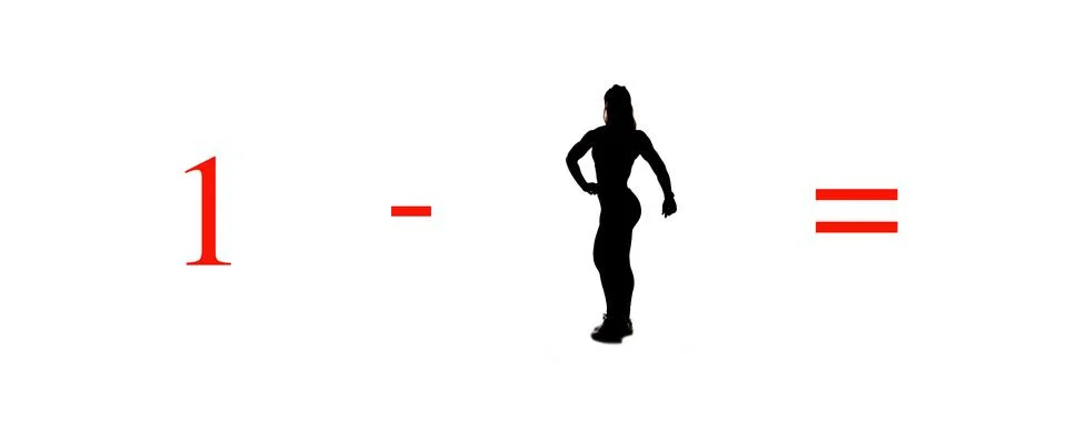 Very simple exercises and problems to learn mathematics. Stock Photos