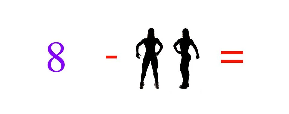 Very simple exercises and problems to learn mathematics. Stock Photos