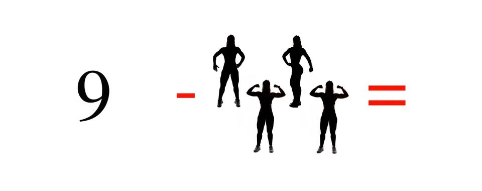 Very simple exercises and problems to learn mathematics. 스톡 사진