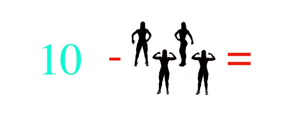Very simple exercises and problems to learn mathematics. Foto stock