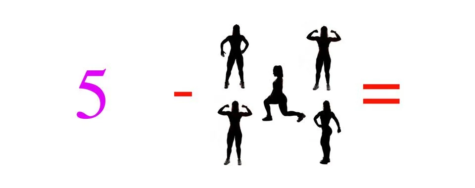 Very simple exercises and problems to learn mathematics. Foto stock