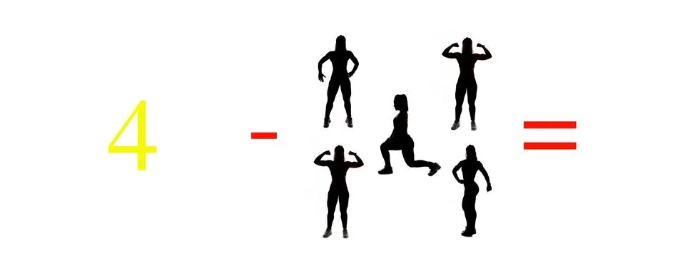 Very simple exercises and problems to learn mathematics. Stock Photos