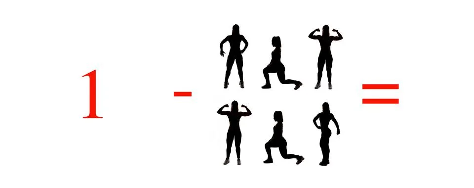 Very simple exercises and problems to learn mathematics. Stock Photos