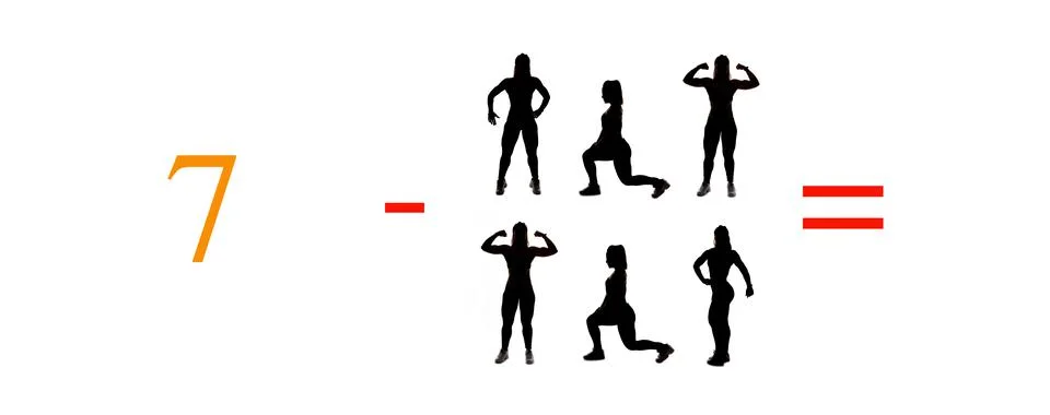 Very simple exercises and problems to learn mathematics. Stock Photos