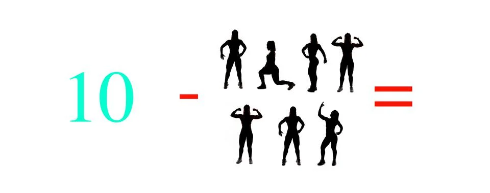 Very simple exercises and problems to learn mathematics. Stock Photos