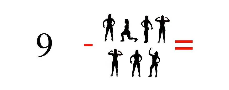 Very simple exercises and problems to learn mathematics. Stock Photos