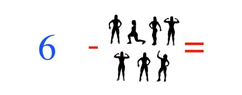 Very simple exercises and problems to learn mathematics. Stock Photos