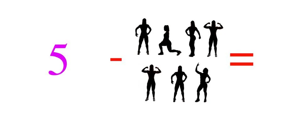 Very simple exercises and problems to learn mathematics. Stock Photos