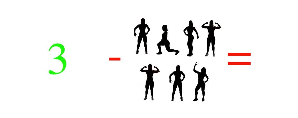 Very simple exercises and problems to learn mathematics. Stock Photos