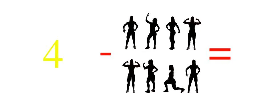 Very simple exercises and problems to learn mathematics. Foto stock