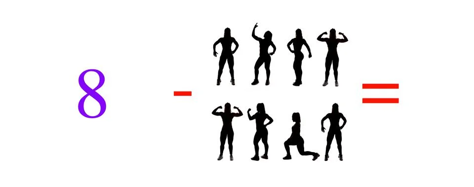 Very simple exercises and problems to learn mathematics. Stock Photos