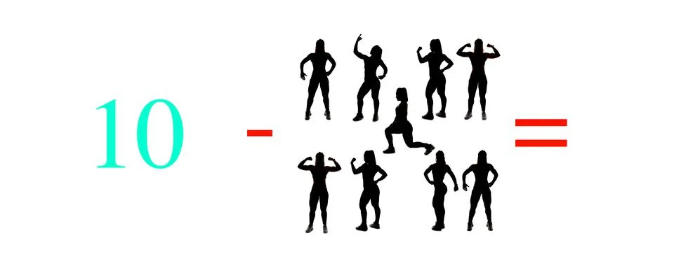 Very simple exercises and problems to learn mathematics. 스톡 사진
