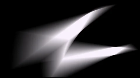 Very slow motion of white light with abstract form Stock Footage 313142764