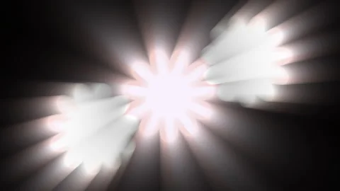 Very slow movement of light with flower pattern and gathering of light Vidéo 313140137