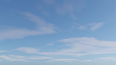 A very slow movement of white clouds in a pale blue sky. Stock Footage 205613681