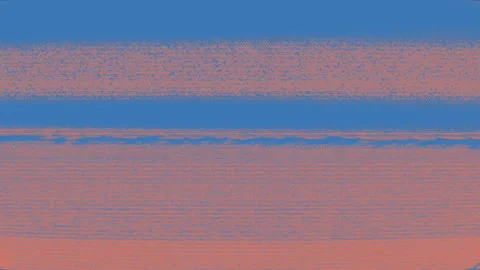 Very Slow Noise Interference Pink Glitch Screen Lines Abstract Background Stock Footage 195861243