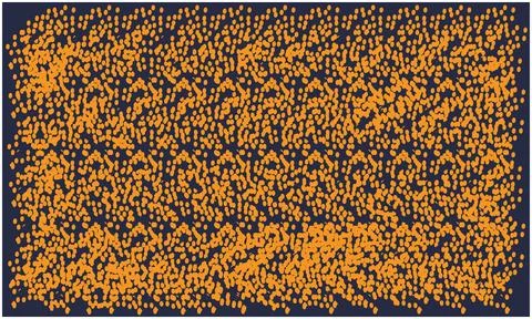 Very small dot on black background make a texture artwork Illustrazione stock