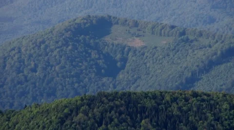 Very small mountain valley Stock Footage 68807454