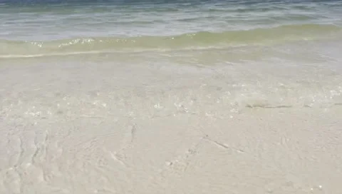 Very Small Waves at the Beach Stock Footage 231946732