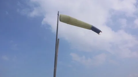Very strong wind blowing. Wind indicator. Stock Footage 278863410