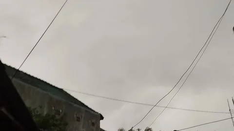 Very thick clouds in the afternoon Stock Footage 228861312