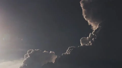 Very thick clouds with slow motion HD Stock Footage