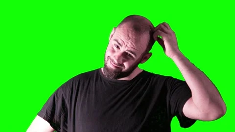 Very thoughtful man Stock Footage 189405055